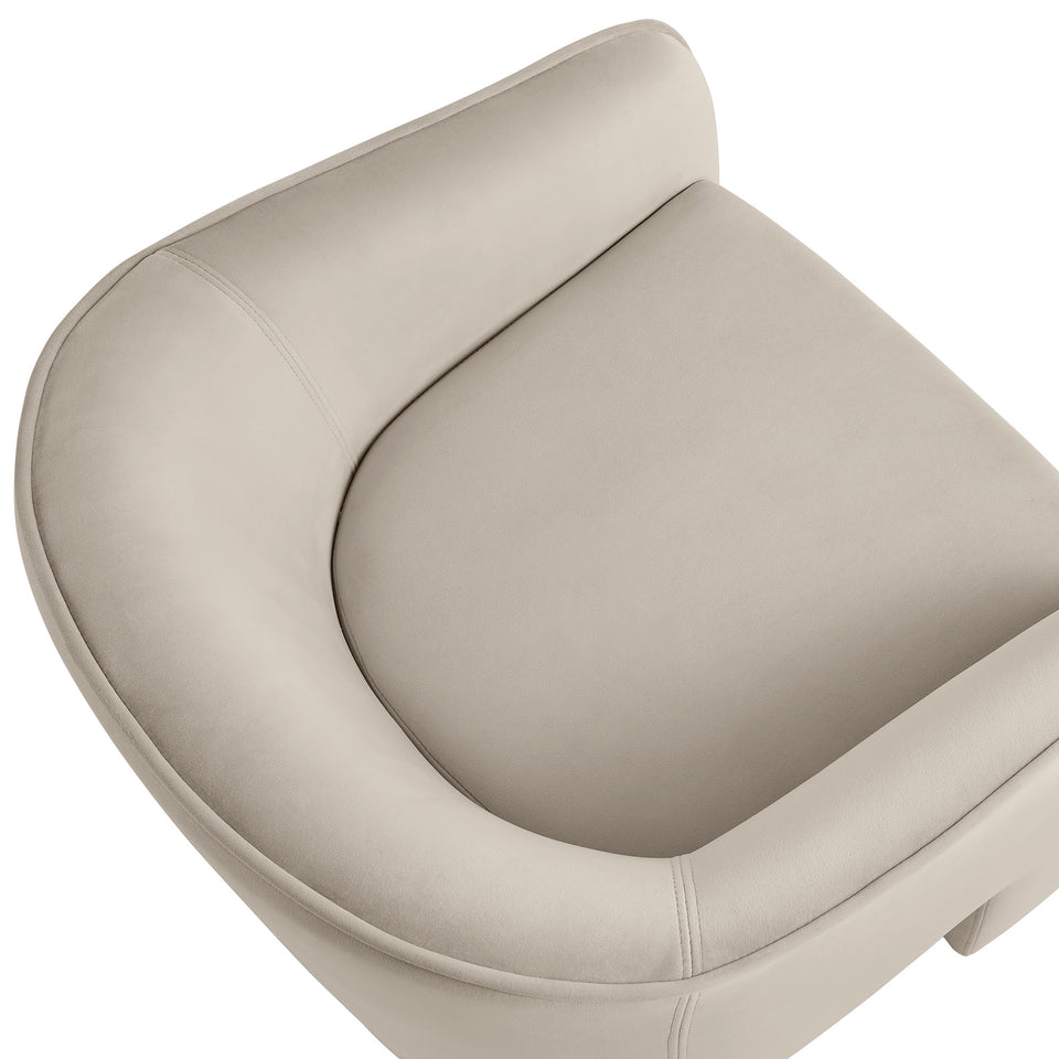 Greer Performance Velvet Upholstered Accent Armchair by Modway
