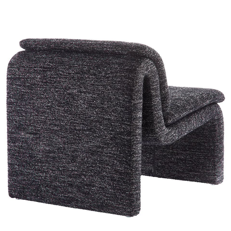 Lume Boucle Upholstered Armless Accent Chair by Modway