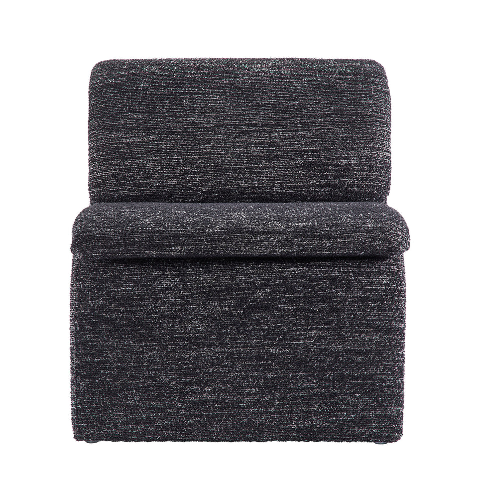 Lume Boucle Upholstered Armless Accent Chair by Modway