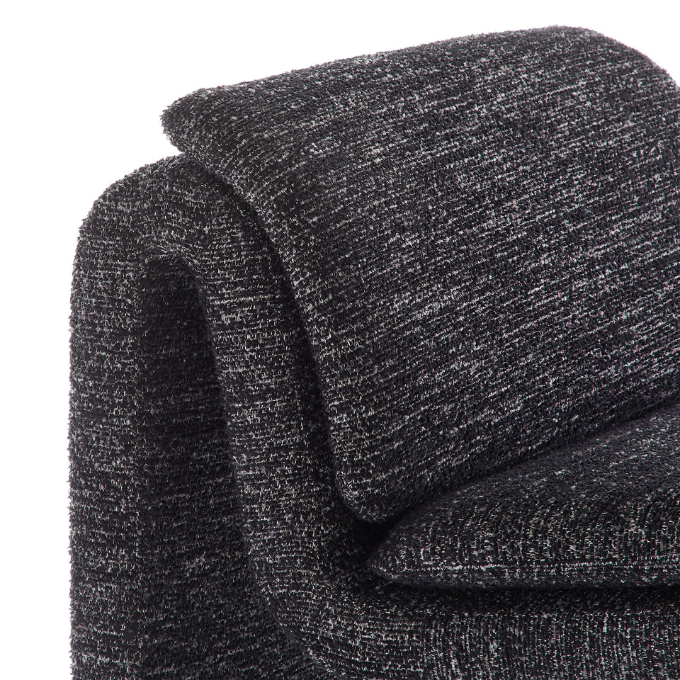 Lume Boucle Upholstered Armless Accent Chair by Modway