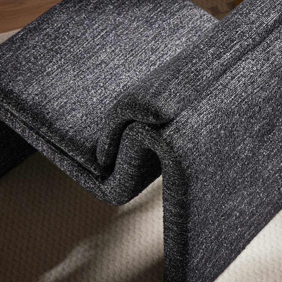 Lume Boucle Upholstered Armless Accent Chair by Modway