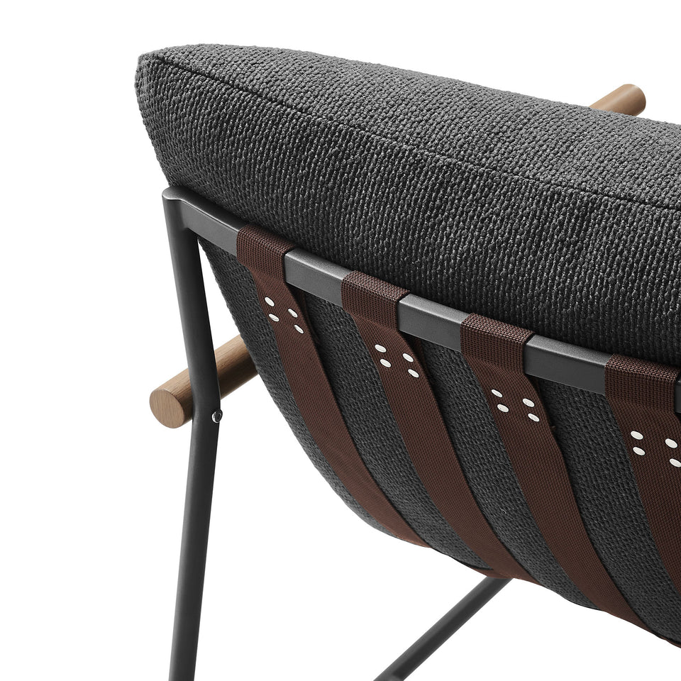 Raya Outdoor Patio Boucle Sling Lounge Chair by Modway