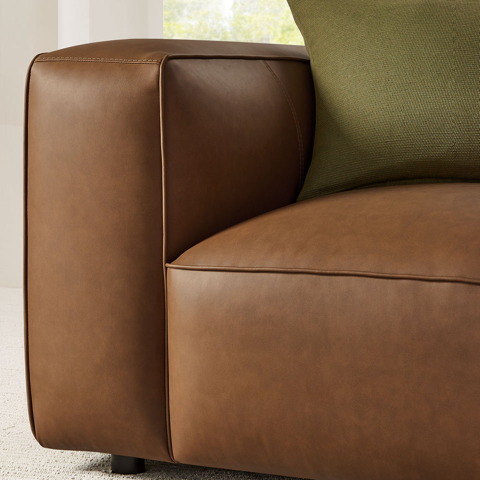Auren Upholstered Vegan Leather Modular Armchair by Modway