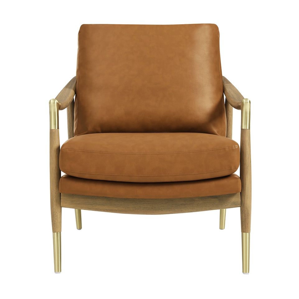 Langford Vegan Leather Accent Armchair by Modway