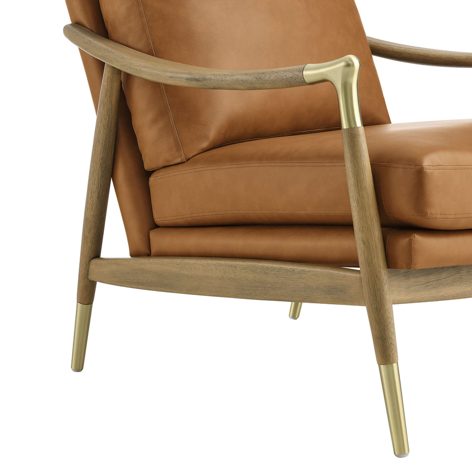 Langford Vegan Leather Accent Armchair by Modway