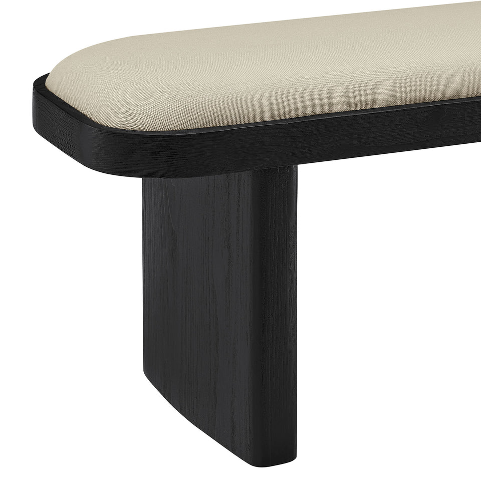 Iver 43" Upholstered Wood Accent Bench by Modway