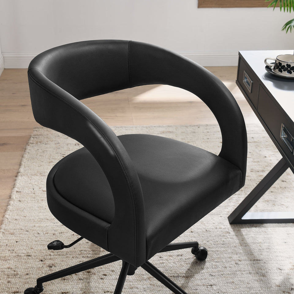 Pinnacle Vegan Leather Office Chair by Modway