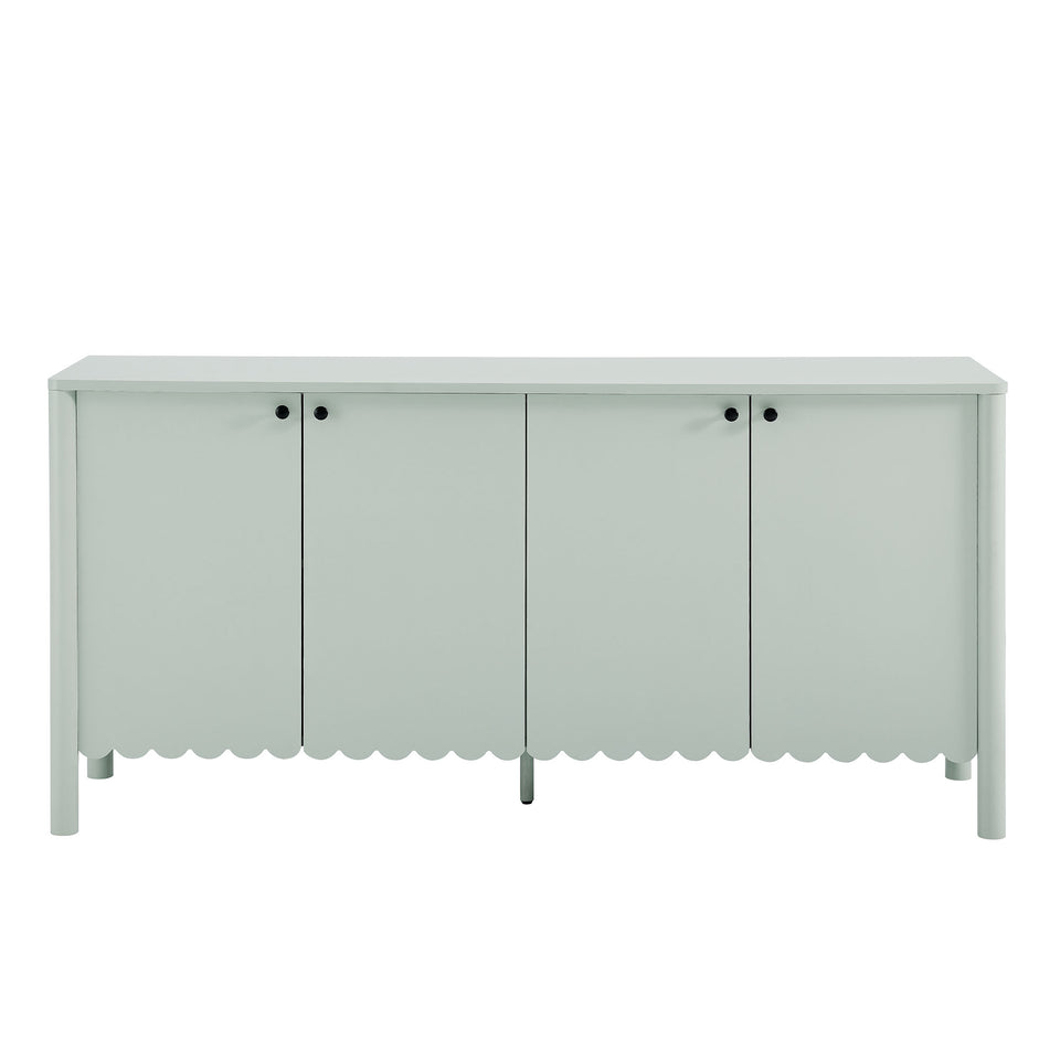 Emmeline 66" 4-Door Scalloped Sideboard Cabinet by Modway
