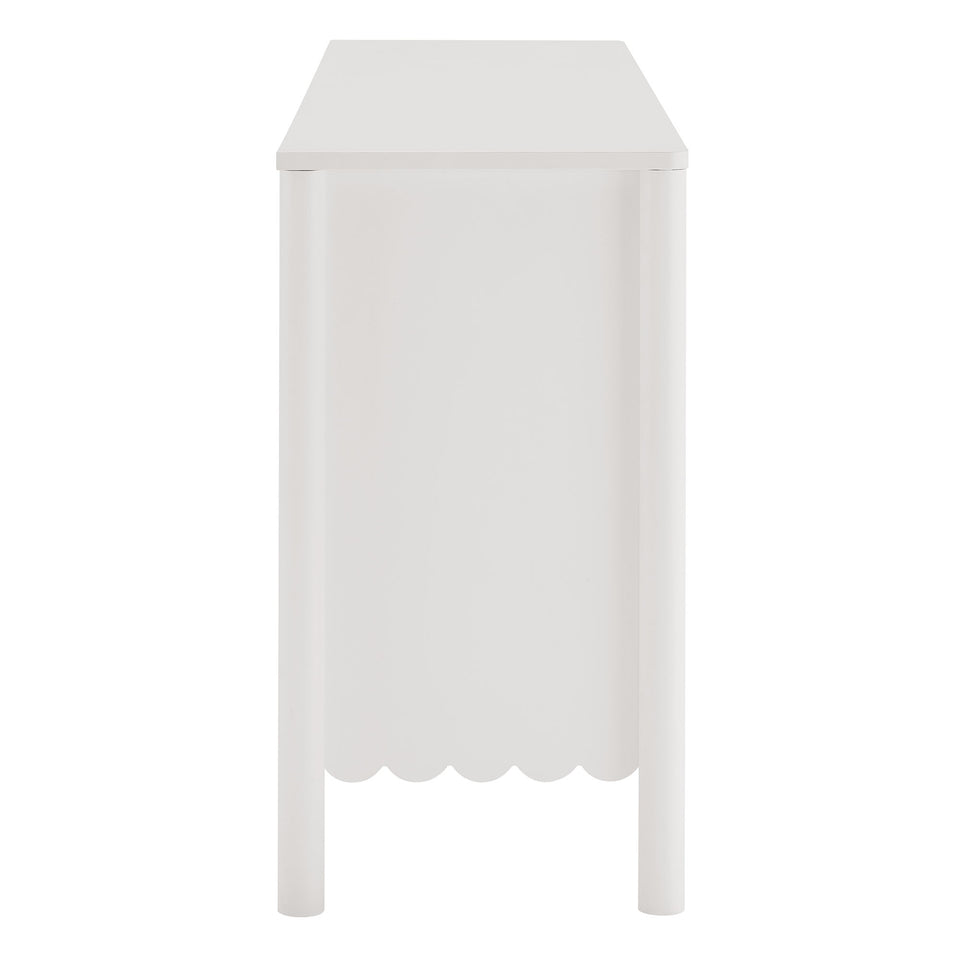 Emmeline 66" 4-Door Scalloped Sideboard Cabinet by Modway