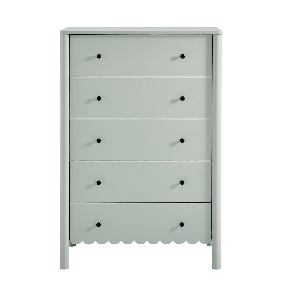 Emmeline Scalloped 5-Drawer Chest by Modway
