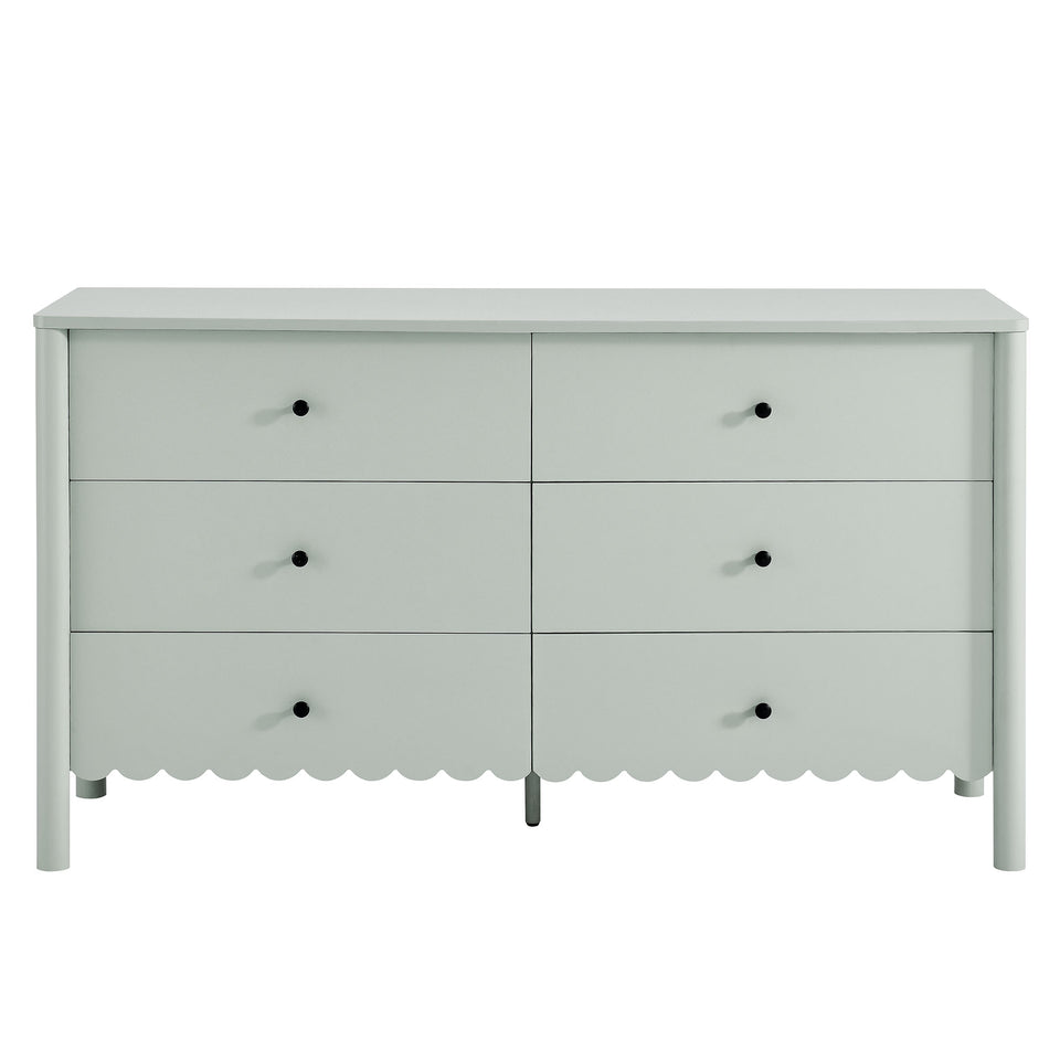 Emmeline Scalloped 6-Drawer Dresser by Modway