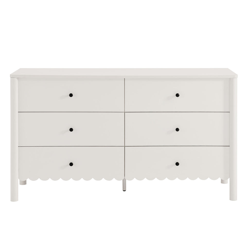 Emmeline Scalloped 6-Drawer Dresser by Modway