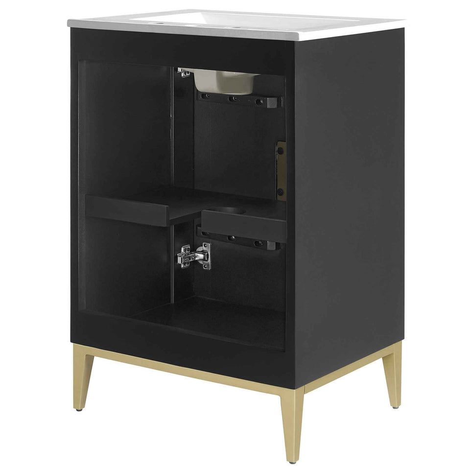 Beau 24" Wood Bathroom Vanity with Basin by Modway