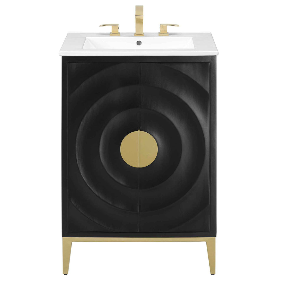 Beau 24" Wood Bathroom Vanity with Basin by Modway