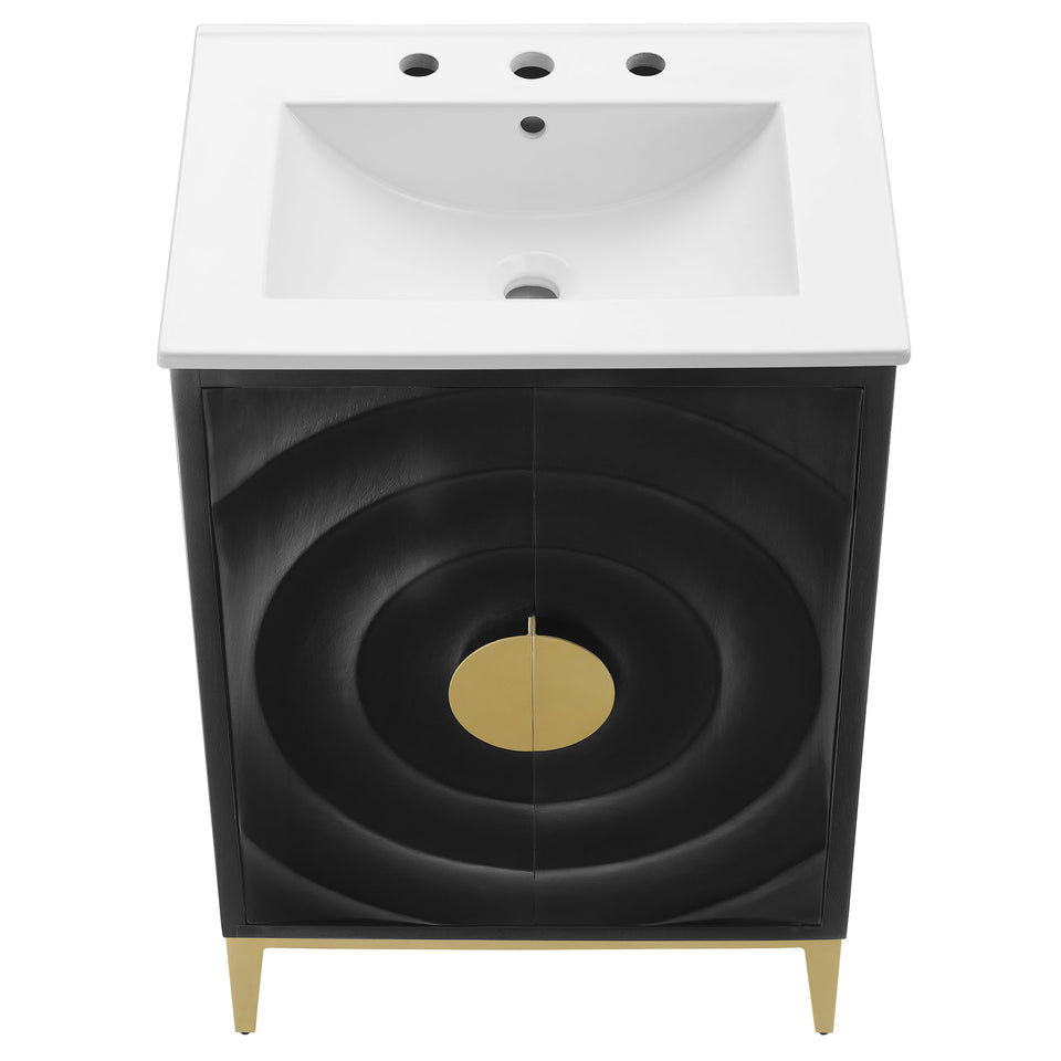Beau 24" Wood Bathroom Vanity with Basin by Modway