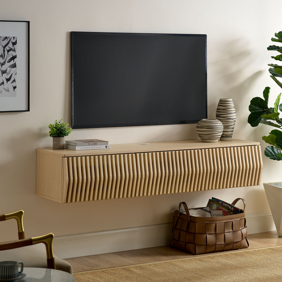 Vaughn 64" Wall Mount TV Stand by Modway