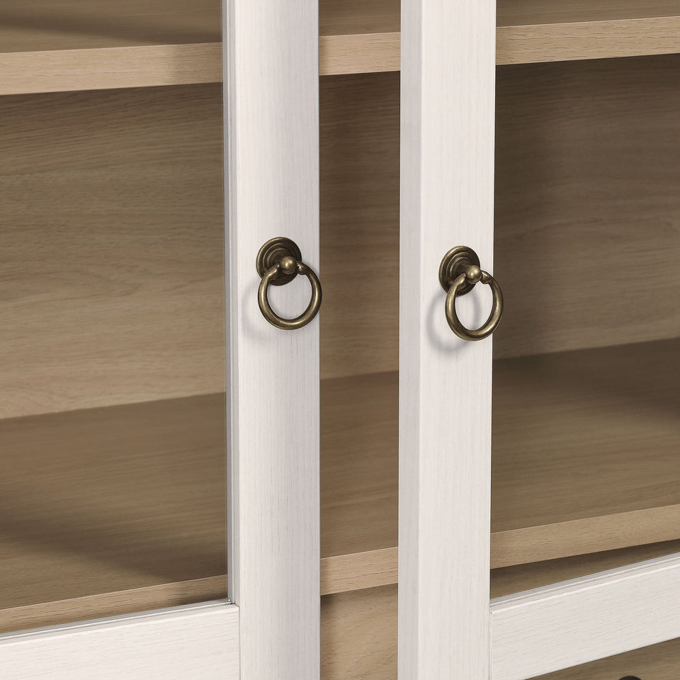 Nolan 74" Tall Wide Arched Storage Display Cabinet by Modway