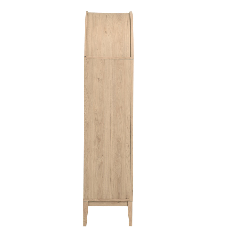 Nolan 74" Tall Wide Arched Storage Display Cabinet by Modway