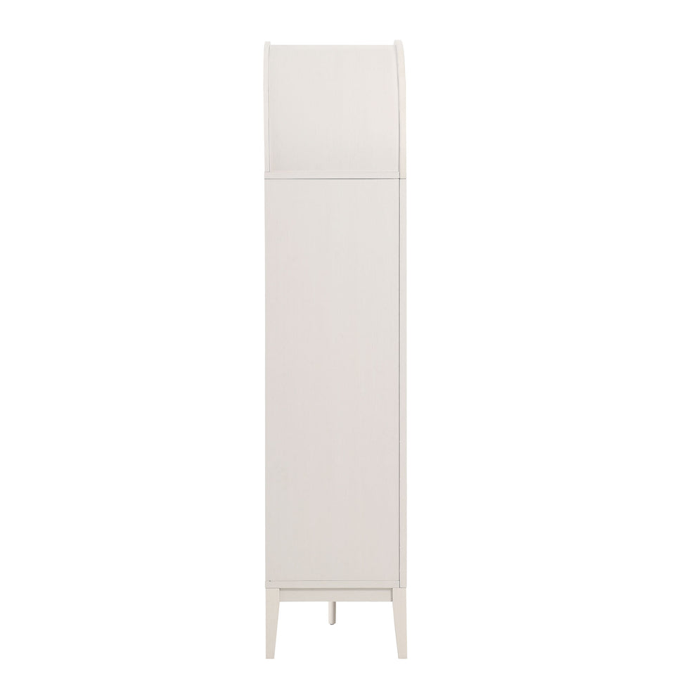 Nolan 74" Tall Wide Arched Storage Display Cabinet Bookshelf by Modway