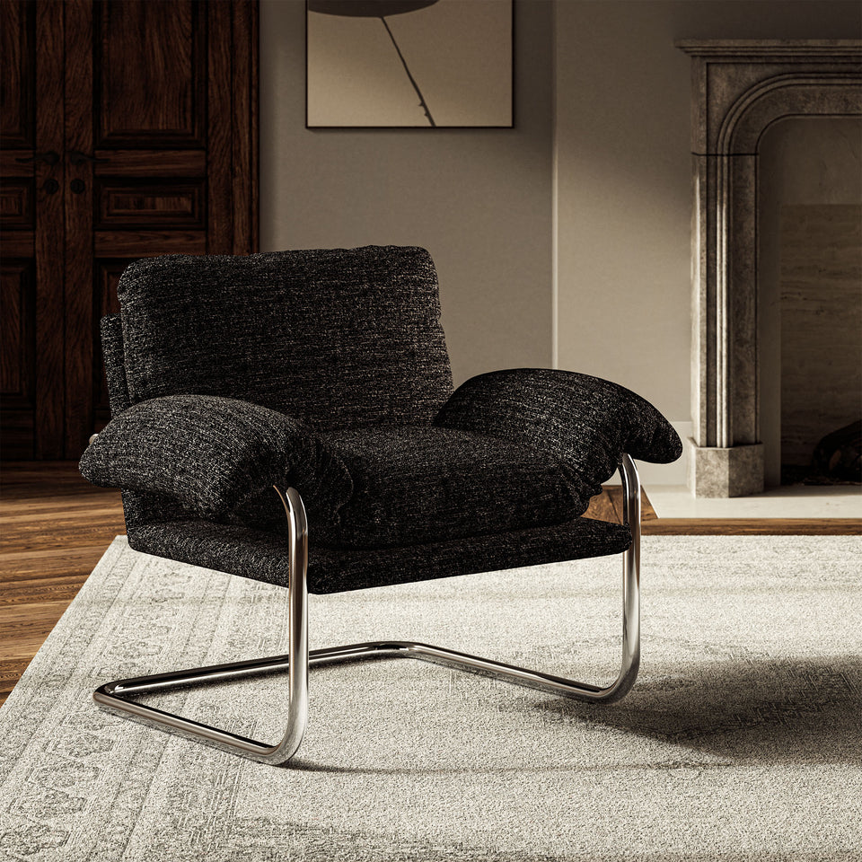 Ansel Boucle Fabric Accent Chair by Modway