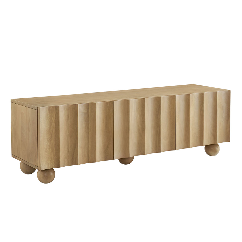 Sorren Scalloped 54" Wood TV Stand by Modway