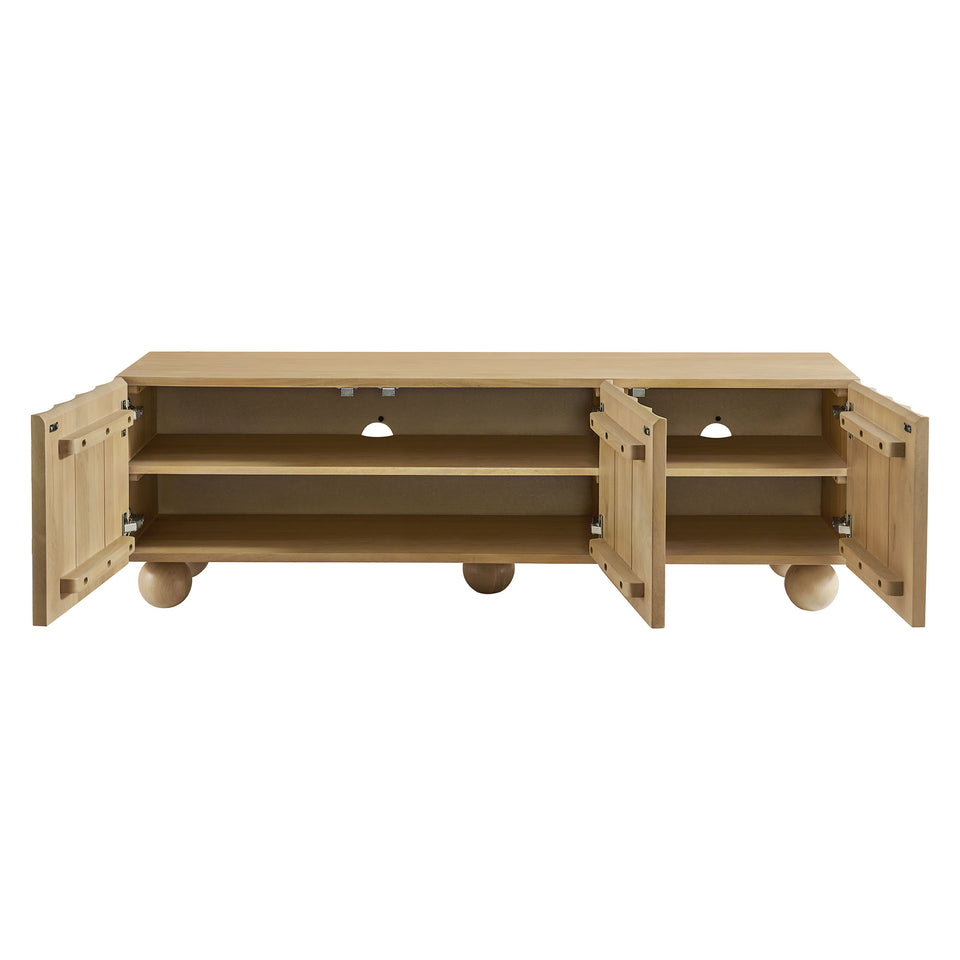 Sorren Scalloped 54" Wood TV Stand by Modway
