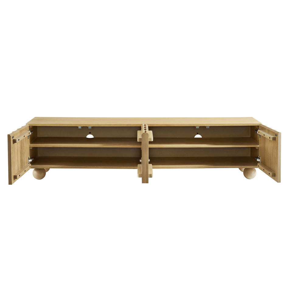 Sorren Scalloped 71" Wood TV Stand by Modway