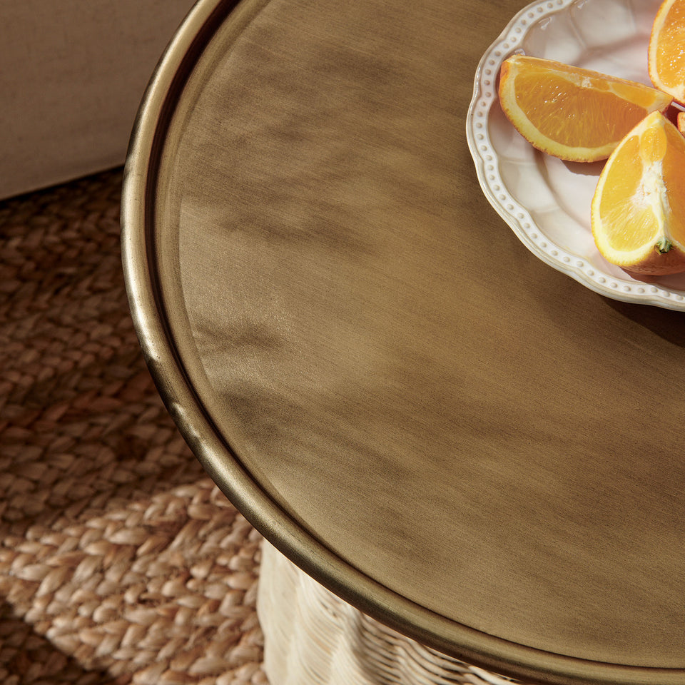 Lazaro Round Rattan Side Table by Modway