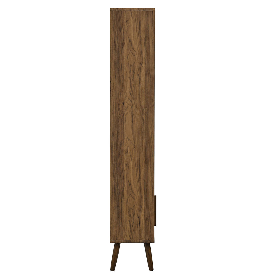 Transmit 45" Bookcase with Sliding Doors by Modway
