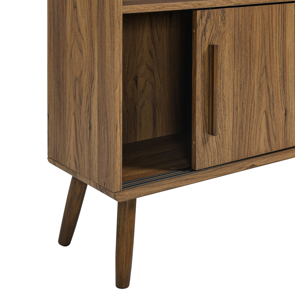 Transmit 45" Bookcase with Sliding Doors by Modway