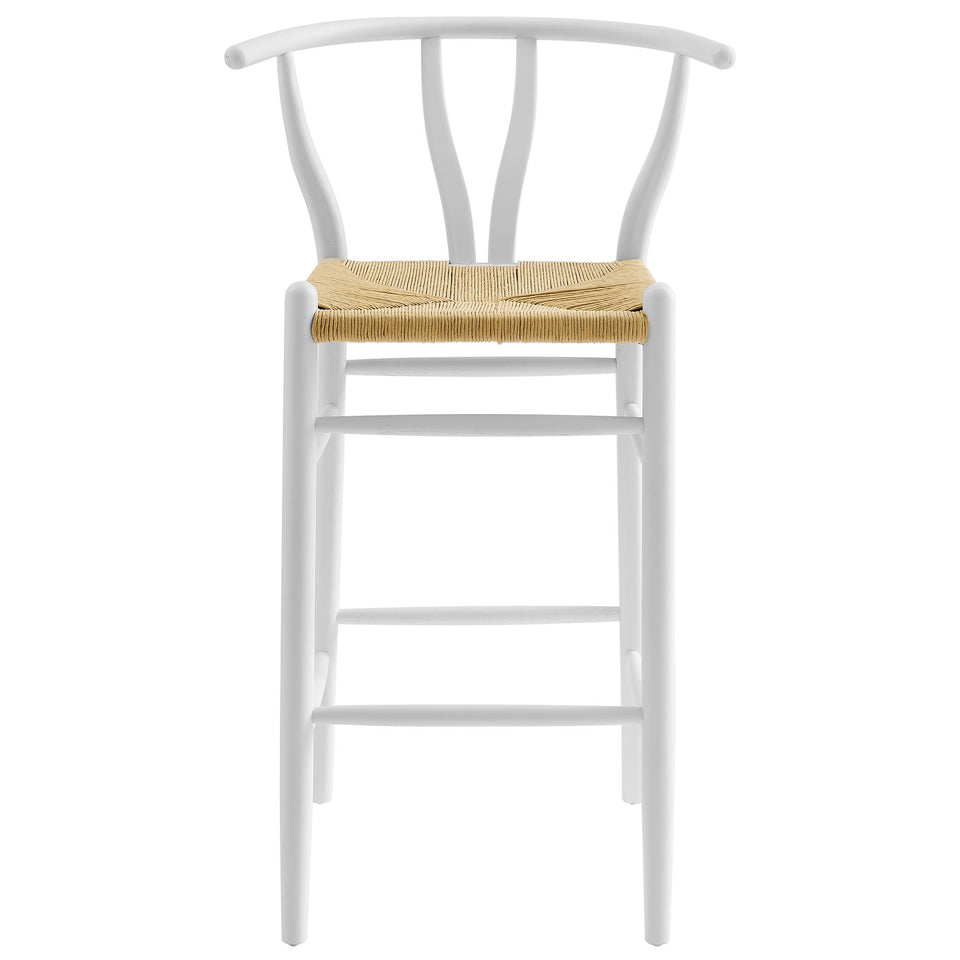 Amish Wood Bar Stool by Modway