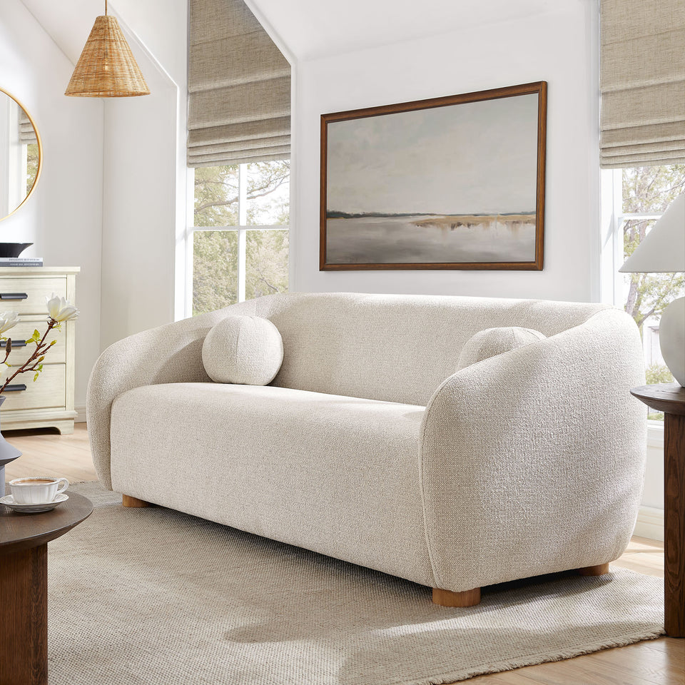 Holland 85" Chenille Fabric Sofa by Modway