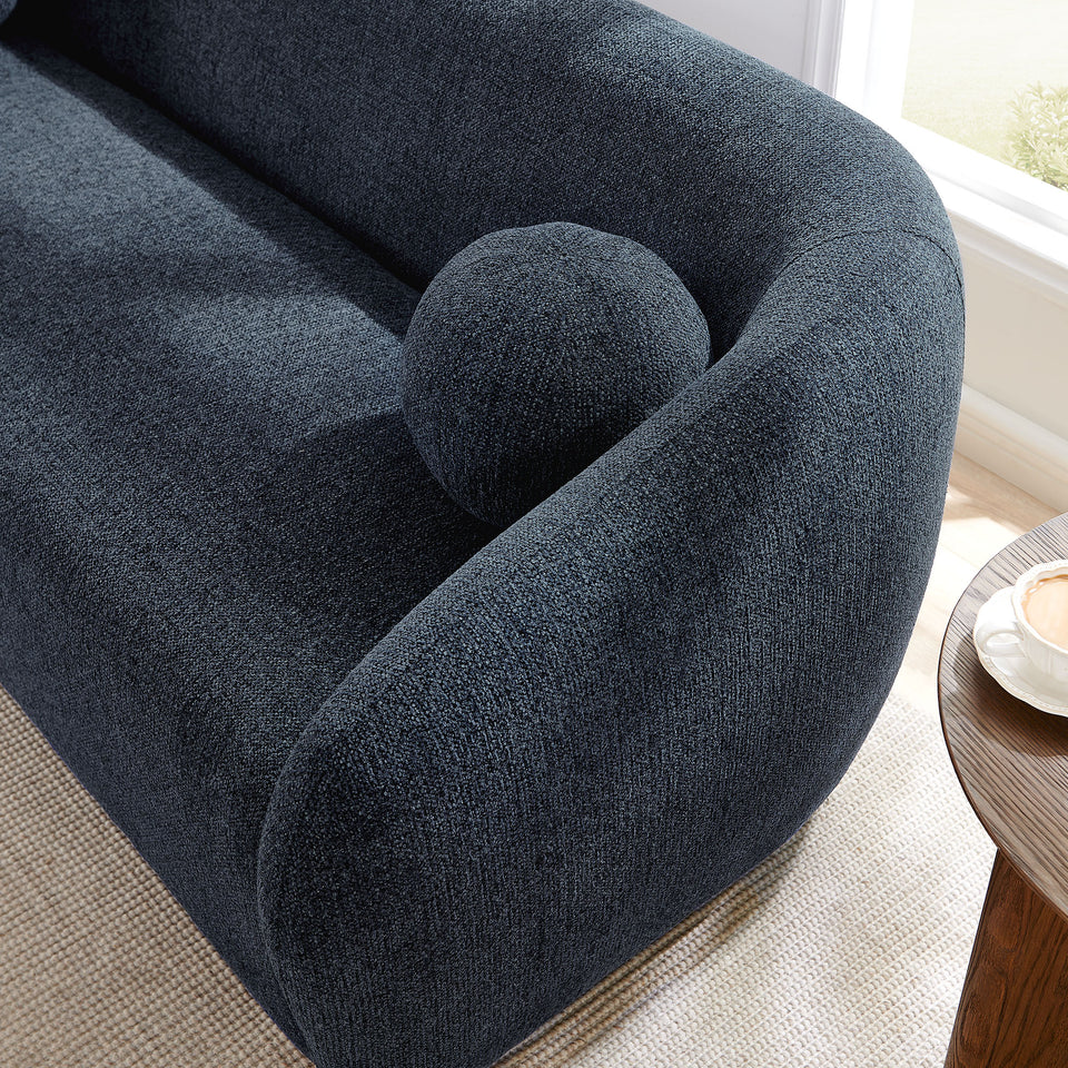 Holland 85" Chenille Fabric Sofa by Modway