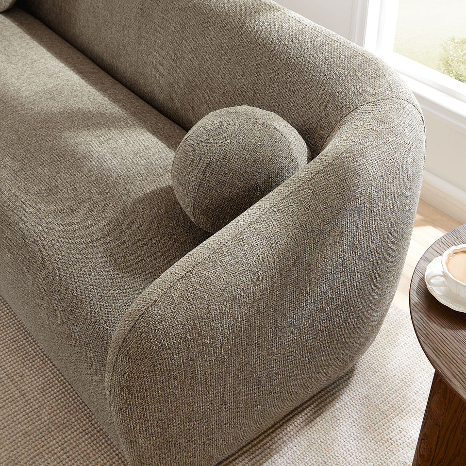 Holland 85" Chenille Fabric Sofa by Modway