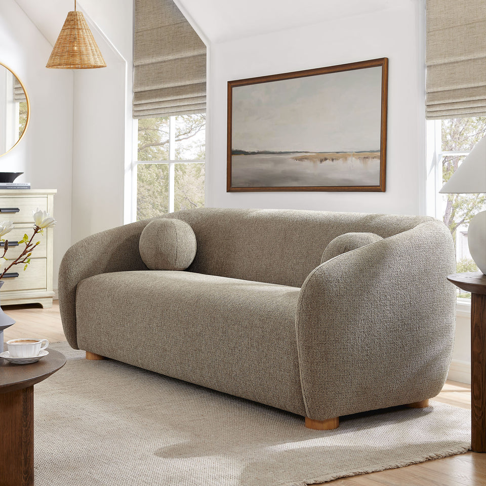 Holland 85" Chenille Fabric Sofa by Modway