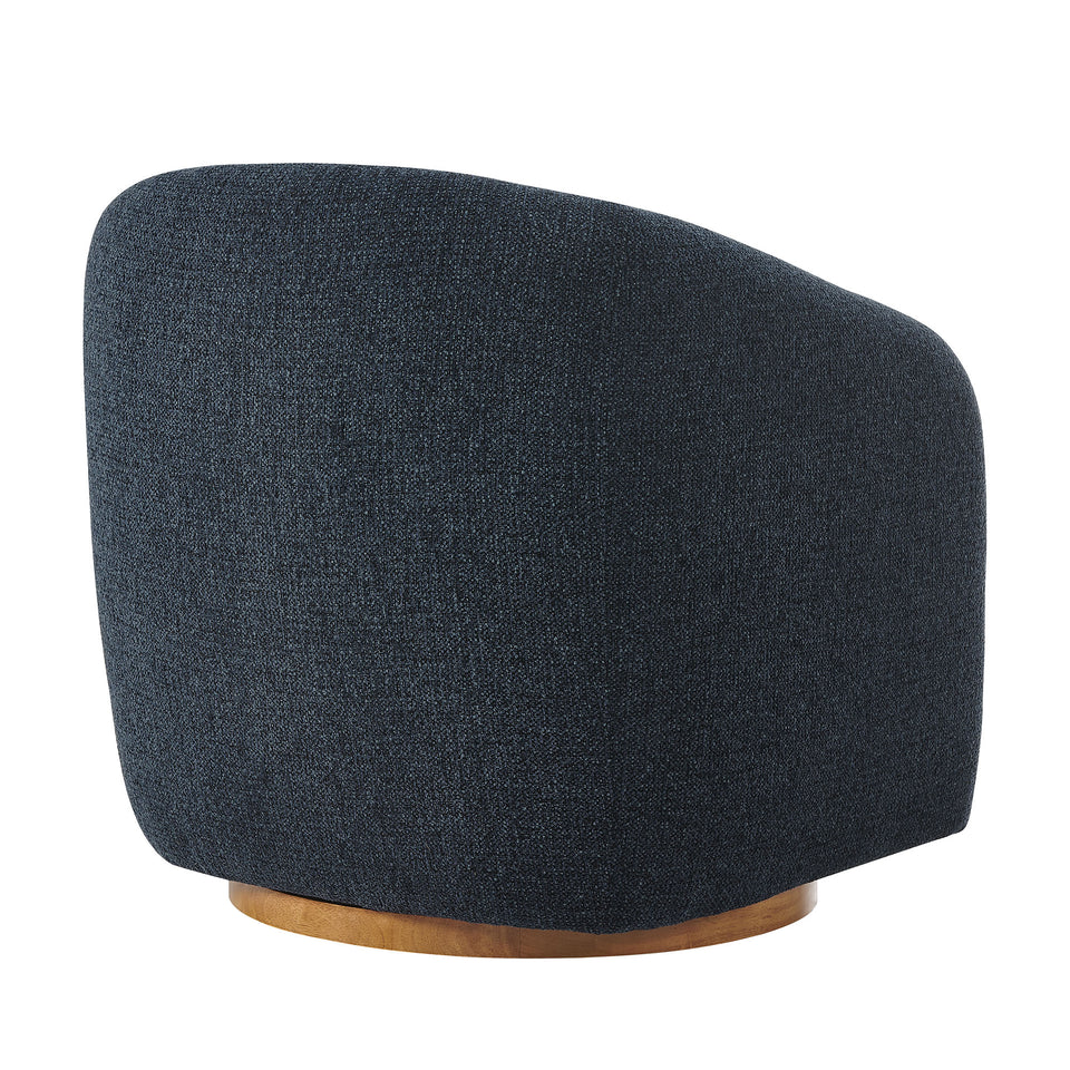 Holland Swivel Chenille Fabric Armchair by Modway