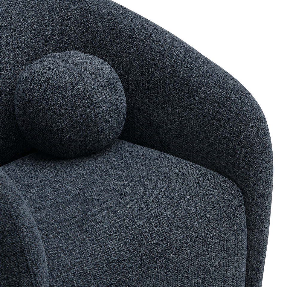 Holland Swivel Chenille Fabric Armchair by Modway