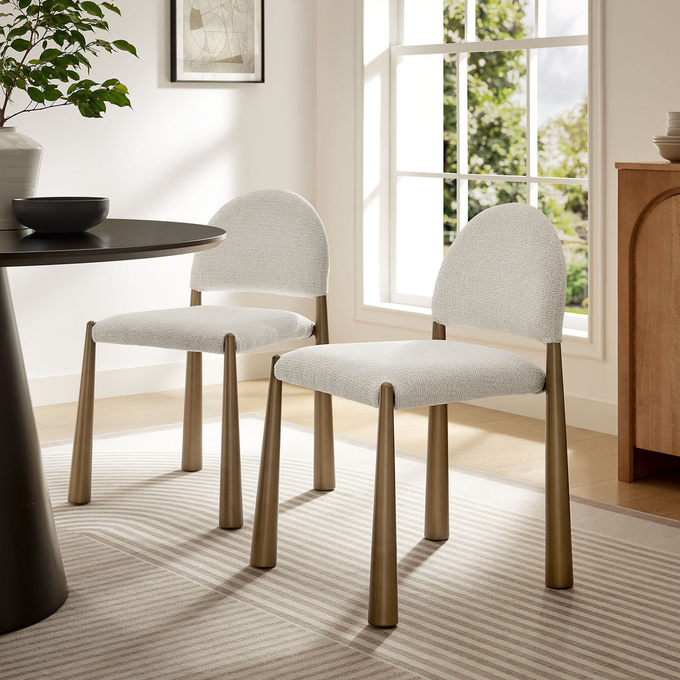 Hayley Upholstered Fabric Dining Side Chair by Modway