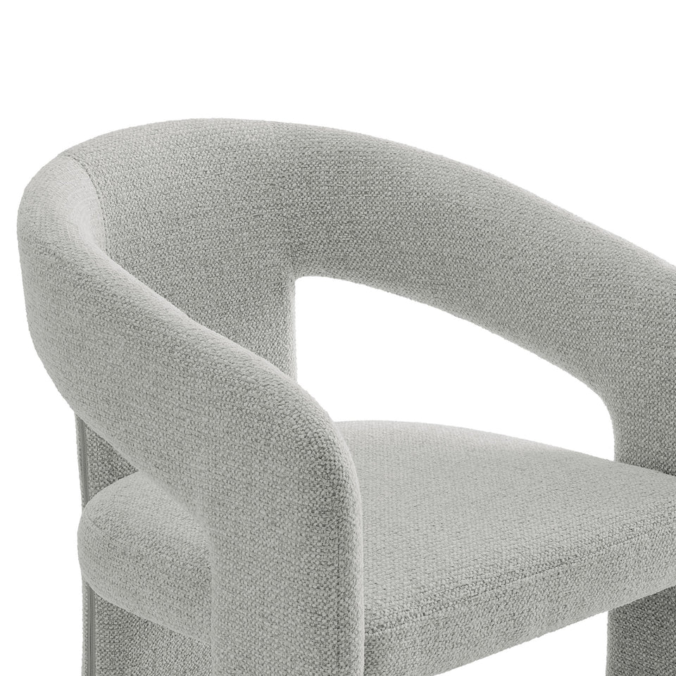 Oslo Barrel Fabric Upholstered Dining Accent Chair by Modway