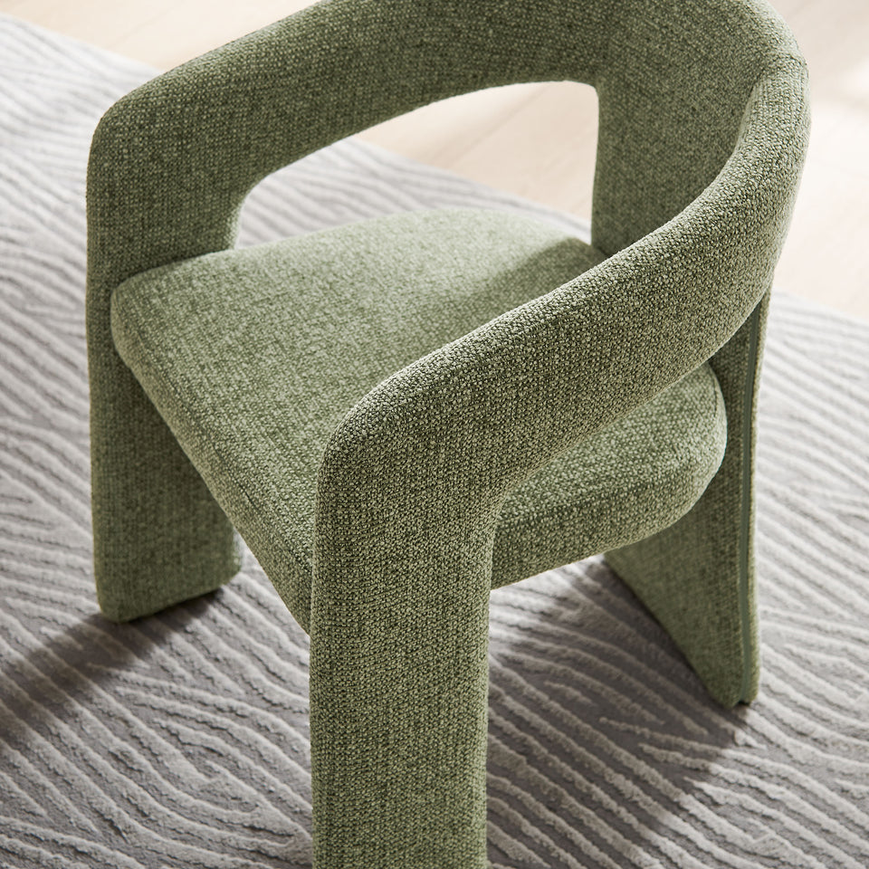 Oslo Barrel Fabric Upholstered Dining Accent Chair by Modway