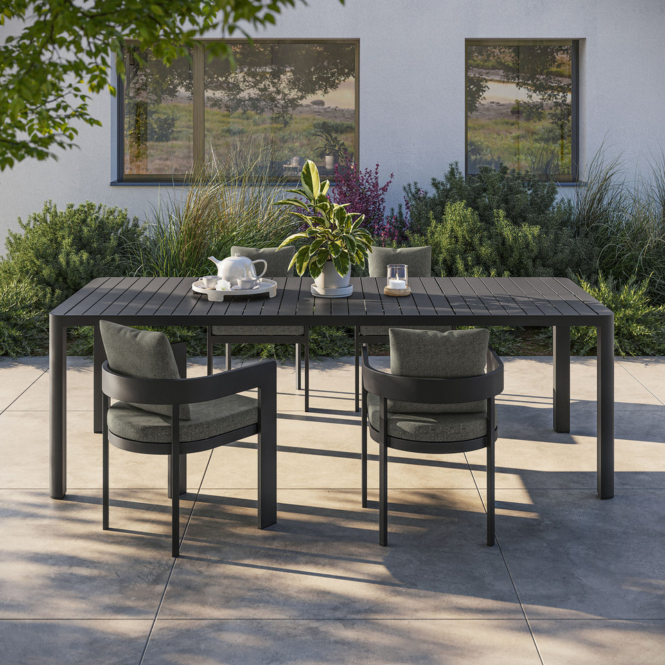 Tahoe Outdoor Patio Aluminum Extendable Dining Table by Modway