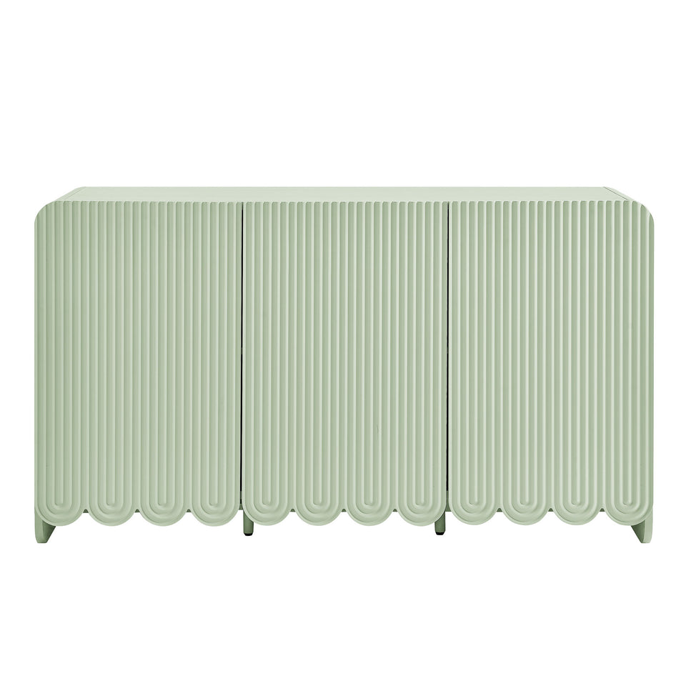 Dahlia Fluted and Scalloped Sideboard Storage Cabinet by Modway