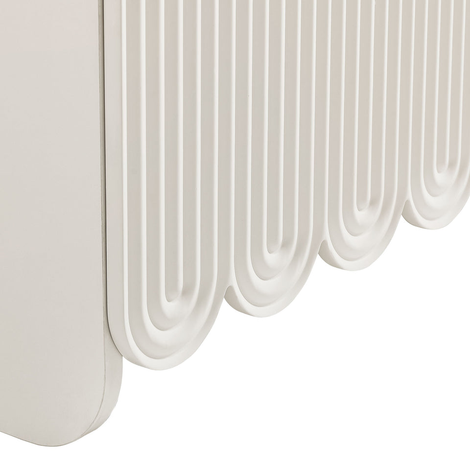 Dahlia Fluted and Scalloped Sideboard Storage Cabinet by Modway