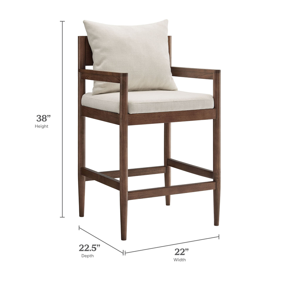 Remington Wood Counter Stool by Modway