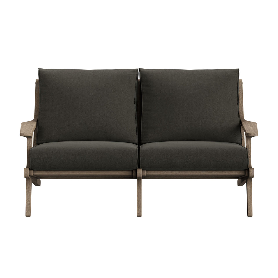 Saratoga Outdoor Patio Teak Wood Loveseat by Modway