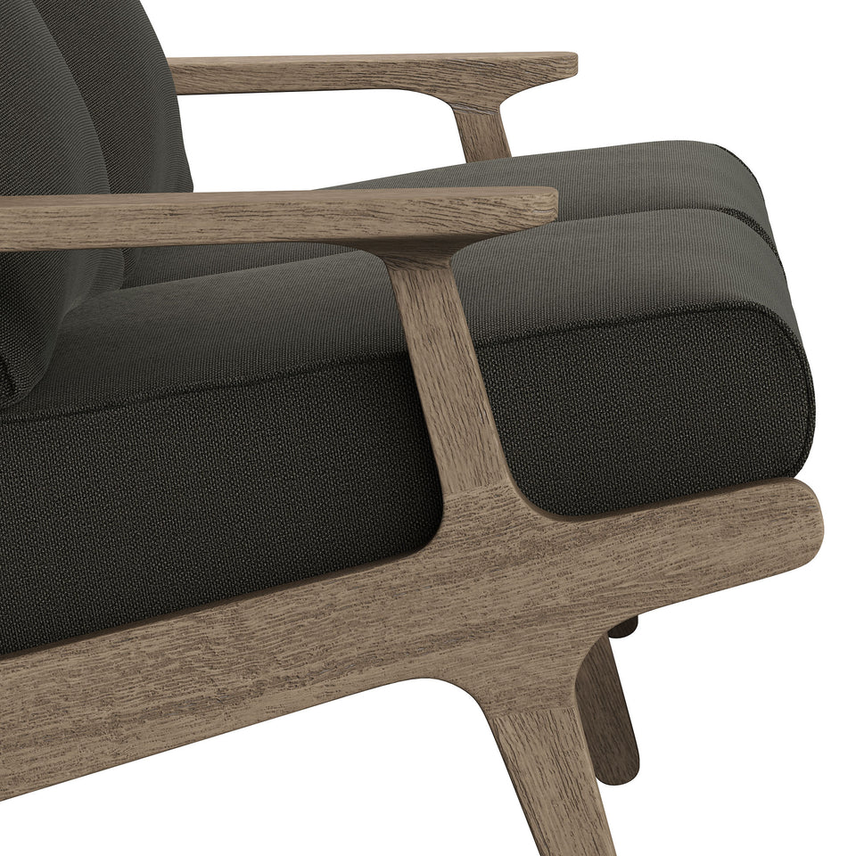 Saratoga Outdoor Patio Teak Wood Loveseat by Modway