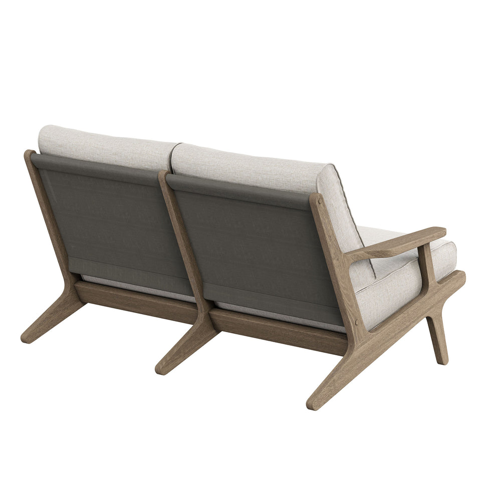 Saratoga Outdoor Patio Teak Wood Loveseat by Modway