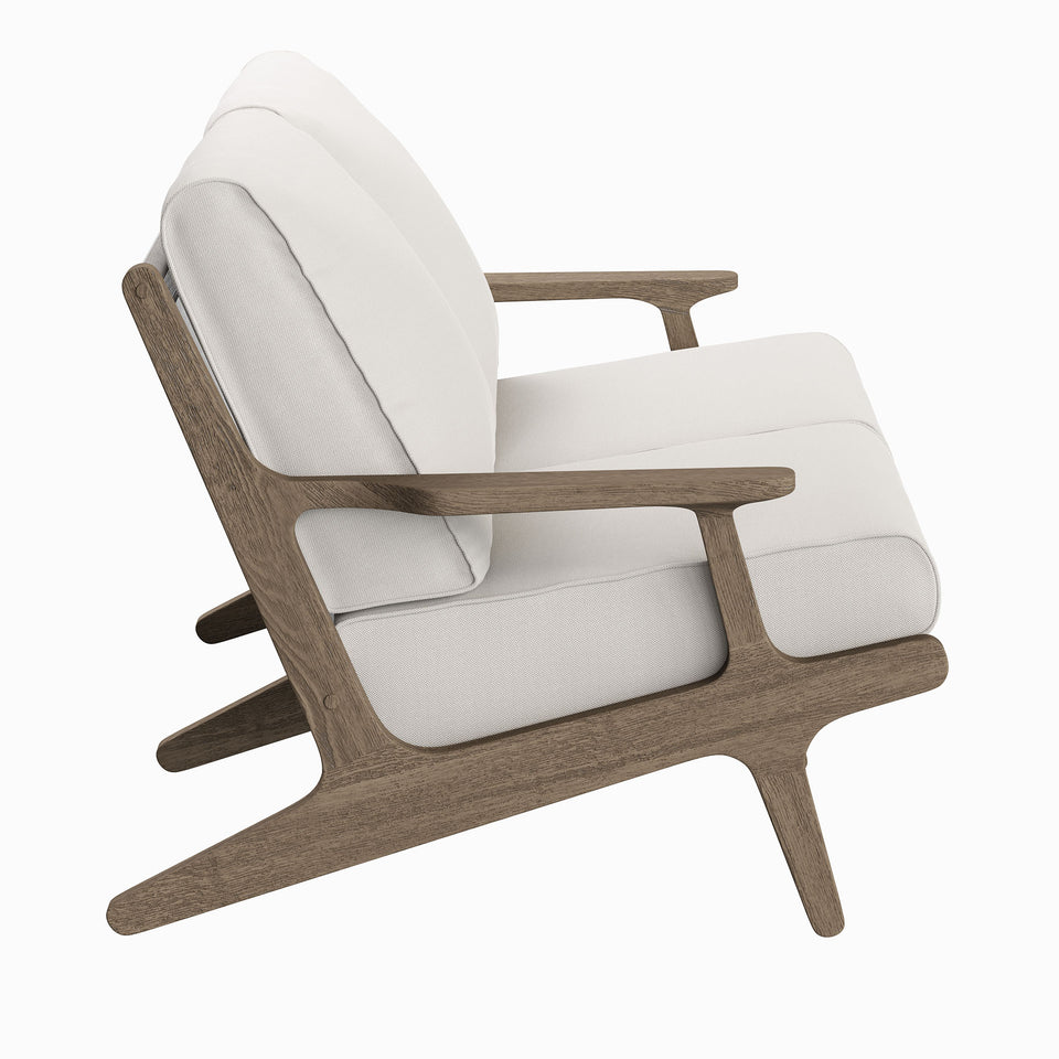 Saratoga Outdoor Patio Teak Wood Loveseat by Modway