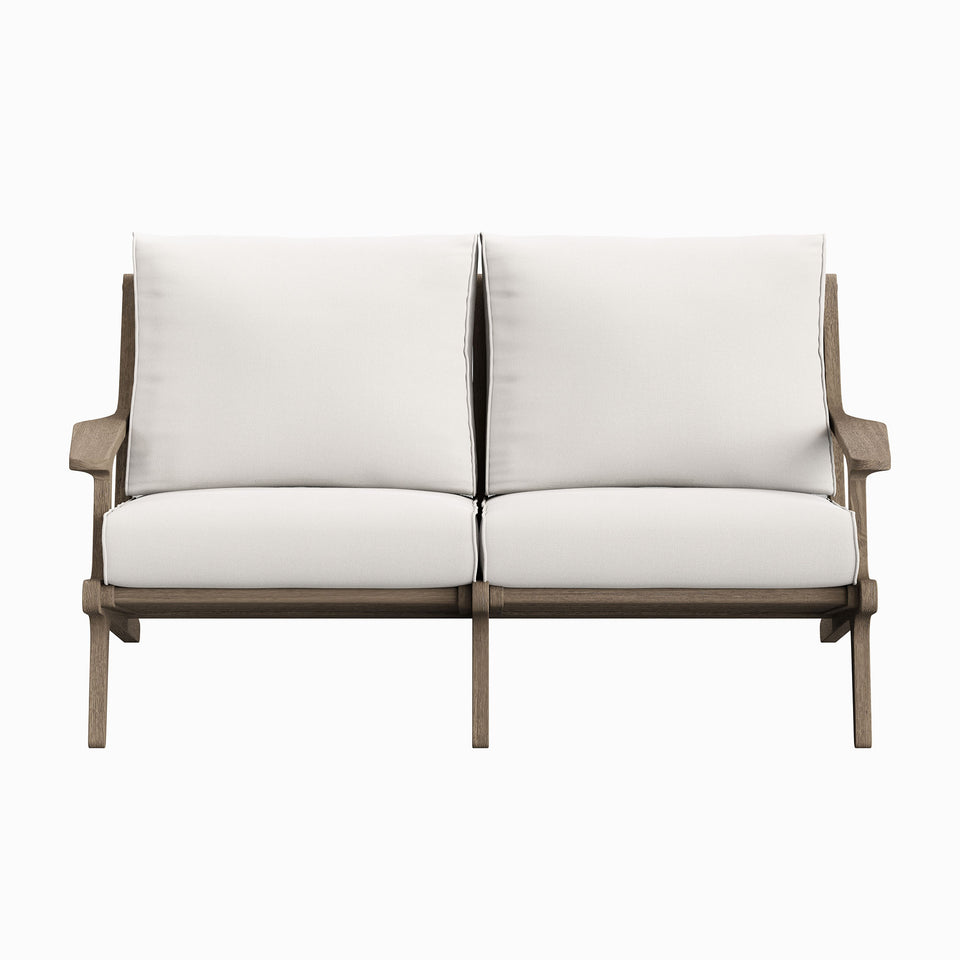 Saratoga Outdoor Patio Teak Wood Loveseat by Modway