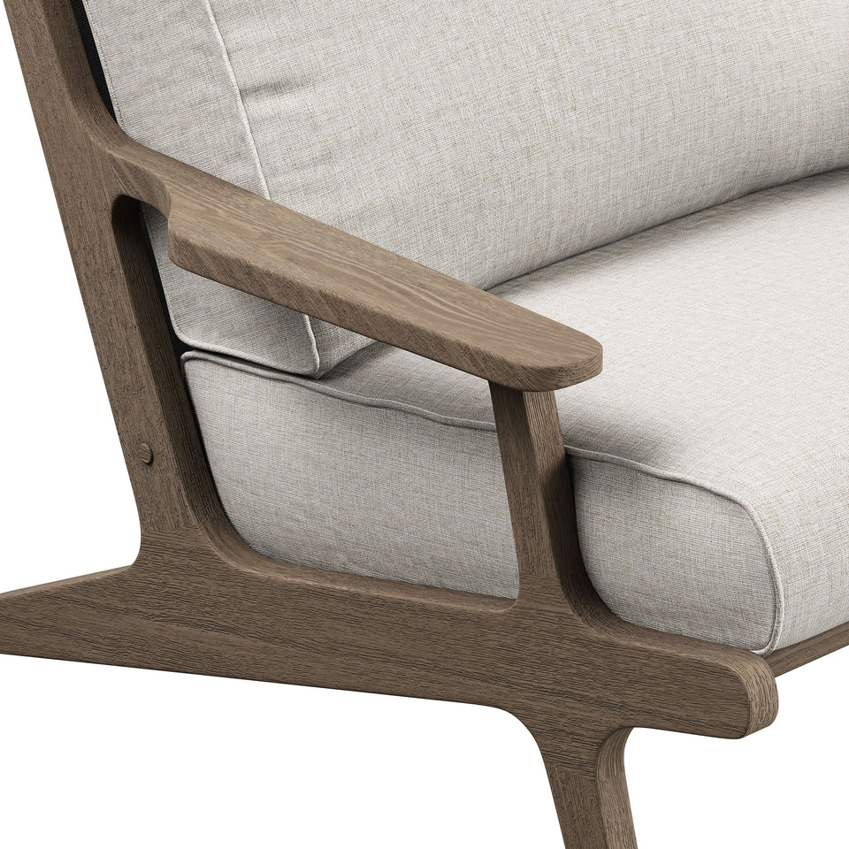 Saratoga 3-Piece Outdoor Patio Teak Wood Furniture Set with Lounge Chairs and Side Table by Modway